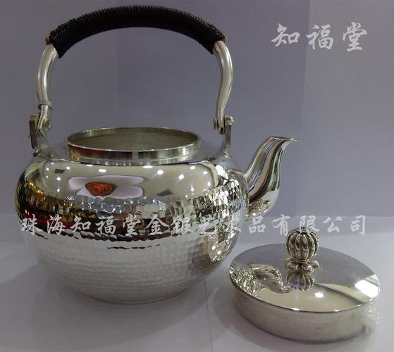 工厂直营定做民间大师手工银壶纯银茶具高档茶具工艺品养生茶壶美